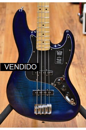 Fender LTD Player Jazz Bass Plus Top MN Blue Burst Serial# 20150077 Fender LTD Player Jazz Bass Plus Top MN Blue Burst Serial# 20150077